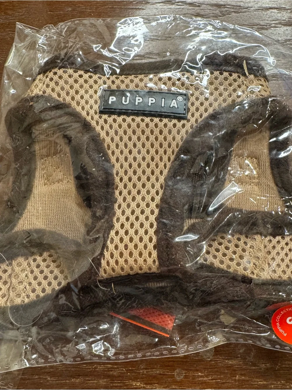 Puppia Brown Mesh Dog Harness - Breathable Pet Vest